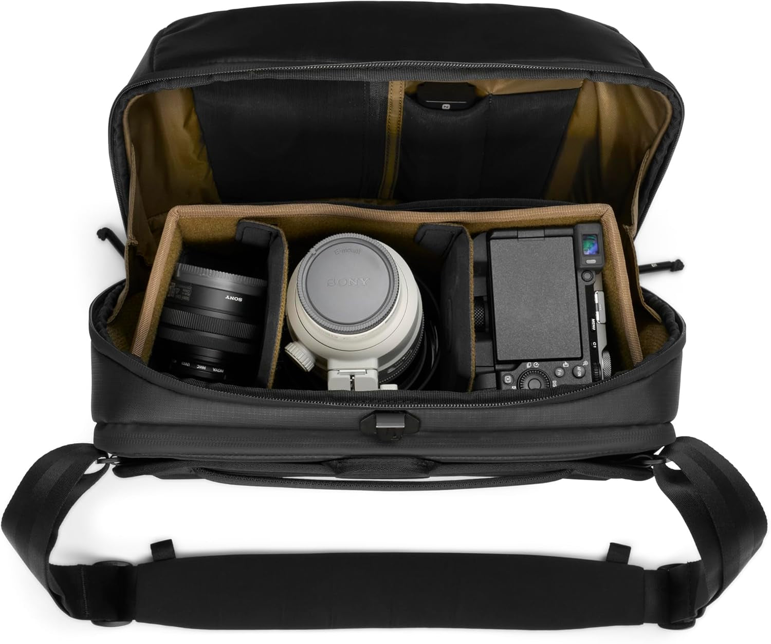 Mckinnon Camera Messenger 13L: Versatile Camera Bag for Photographers with Quick Access, Secure Laptop Storage (Fits 14" Macbook), Comfortable Crossbody Design & External Straps for Travel