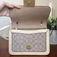 Coach Tabby Shoulder Bag in Jacquard Signature Beige with Snake Detailing NWT