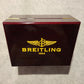 ℬ Breitling Watch Solid Piano Wood Collector Presentation Box Storage Display