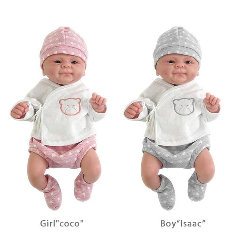 Dolls 14Inch Full Body Silicone Bebe Reborn Girl Coco Dolls Boy Isaac Doll Soft Lifelike Baby DIY Blank Toys 231024