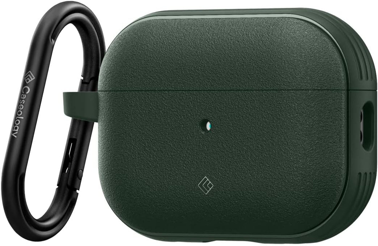 Vault Compatible with Airpods Pro 2 Case [Keychain Carabiner Included] Designed for Airpods Pro 2Nd Generation (2022)(2023)(2024) - Midnight Green