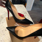 Christian Louboutin so Kate Pointed Toe Pump - Black, US7