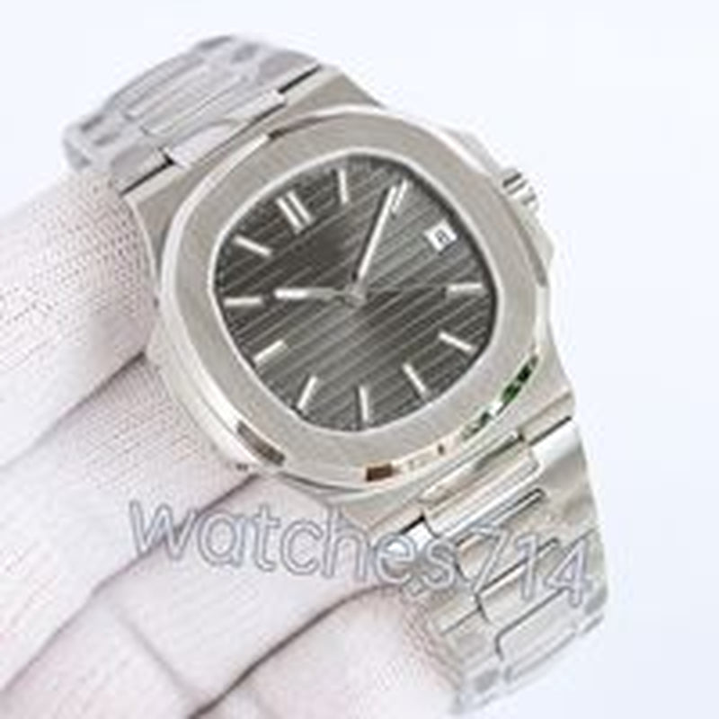 Mens Watch Top Super Quality PP 5711/CAL A324SC Automatic Mechanical Watch 3K Factory Rose Godl Ultrathin Thickness 904L Stainless Sapphire Waterproof 100M with Box