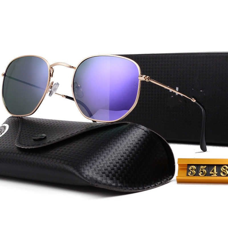 2024 Designer New Classic Polarized Metal round Frame Mens and Womens Sunglasses RB3548