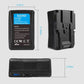 220Wh 15000Mah V Mount Battery/Dtap Battery with D-TAP DC USB Ports V Lock Battery for Sony Video Cameras Camcorders Broadcast LED Lights Monitors Replacement Brick for DSLR