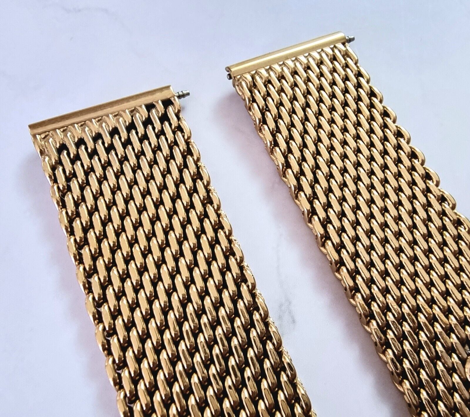 High Quality Shark Mesh Milanese Heavy Gold Watch Strap Band Mens 18Mm 20Mm 22Mm