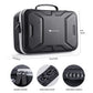 Deluxe Carrying Case for Nintendo Switch OLED & Nintendo Switch, Large Capacity Travel Storage Pouch for Switch Console & Accessories - Black