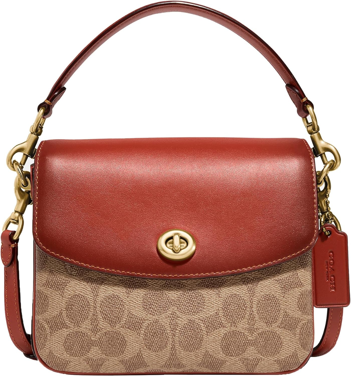 Coated Canvas Signature Cassie Crossbody 19