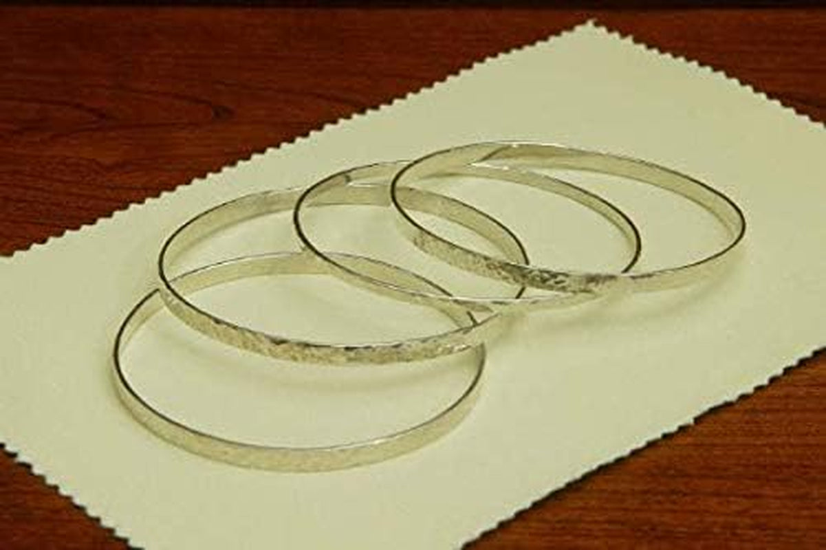 Polishing Cloths, Bulk Pack, for Silver, Gold, Brass and Copper Jewelry (5 Pack)