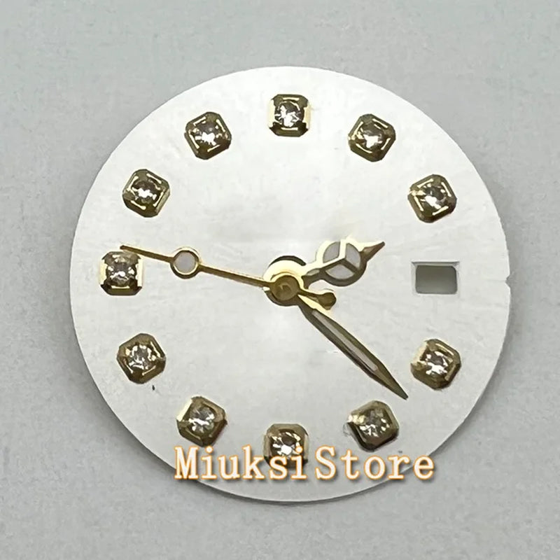 26Mm NH05 Watch Case Silver Gold Sapphire Glass Stainless Steel Fit NH05 NH06 NH05A NH06A Automatic Movement Watch Parts