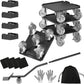 Furniture Dolly,Furniture Mover Pro Set,Furniture Lifter with 5 360° Rotatable Rubber Universal Wheels，Carbon Steel Panel Furniture Movers，Maximum Load 3307Lbs.Red.