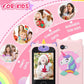 Kids Smart Phone for Girls Unicorns Gifts for Girls Toys 8-10 Years Old Phone Touchscreen Learning Toy Christmas Birthday Gifts for 3 4 5 6 7 8 9 Year Old Girls with 8G Memory Card