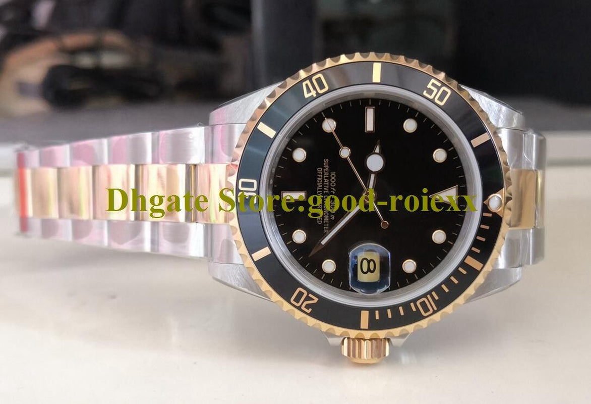 Men'S Vintage Watch Alloy Bezel Men Watches BP Factory 3135 Movement Bpf Antique Sea 16600 Dweller 16610 50Th Anniversary Gold Sport Mechanical 16613 Wristwatches