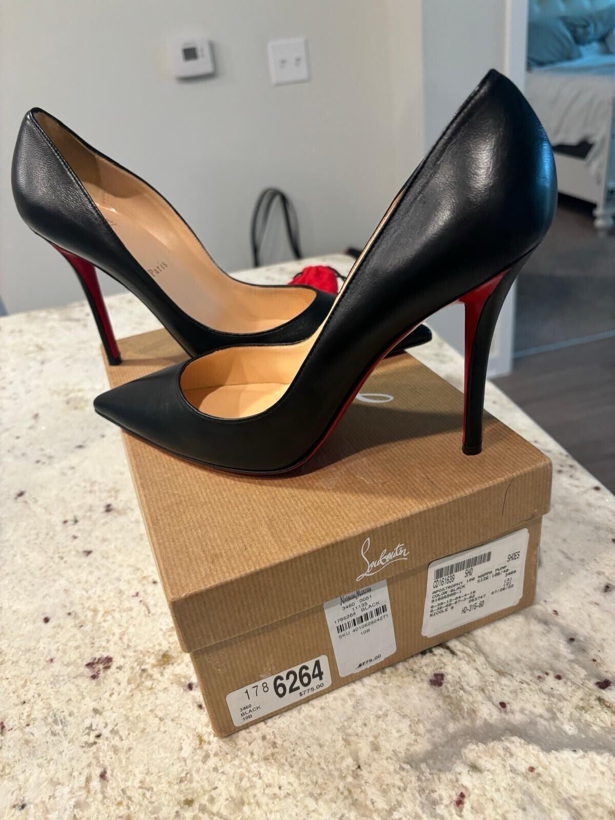Christian Louboutin so Kate Pointed Toe Pump - Black, US7