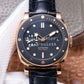 Watches Men'S Watch Men Automatic Movement Cal.Op XXXIV Rose Gold 974 Sport Submersible Diver 100M VS 42Mm Leather Strap VSF Factory Pam Crystal Wristwatches Box