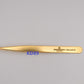 Bergeon 7029-2AM-GF TWEEZERS BRASS FINE POINTES Gold Flash SWISS MADE