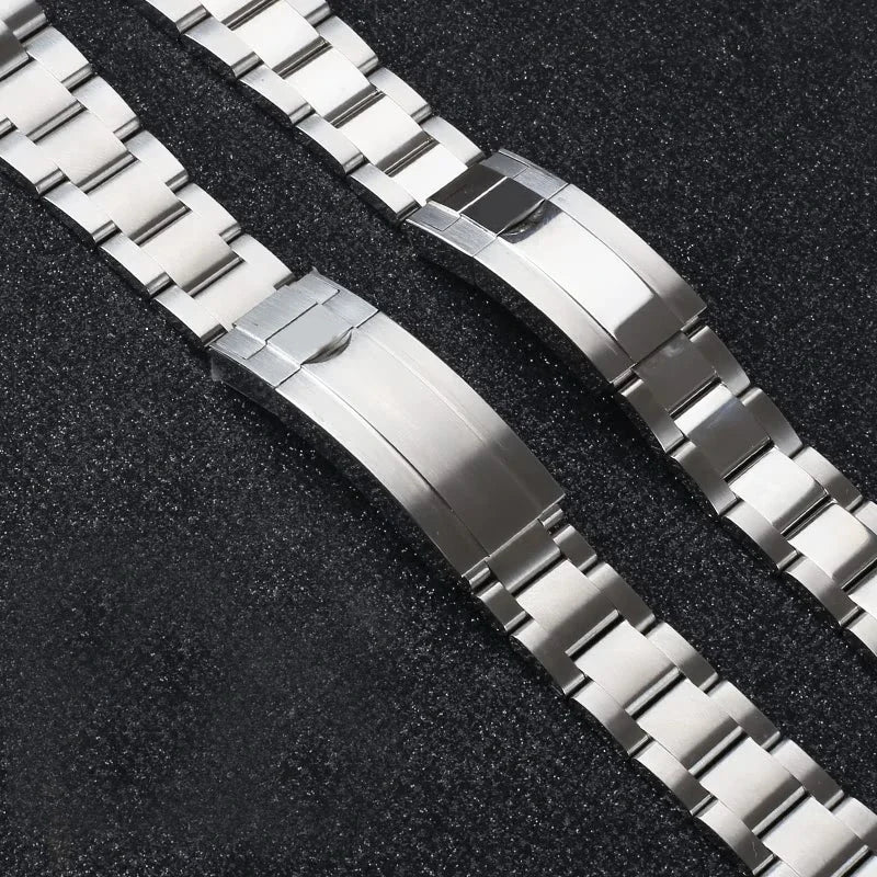 Watch Bracelet for Rolex SUBMARINER DAYTONA SUP GMT Men Fine-Tuning Pull Button Clasp 904L Stainless Steel Watch Chain 20Mm