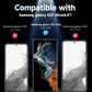 2 Pack for Samsung Galaxy S22 Ultra Screen Protector [Ceramic Film] 6.8 Inch,[100% Fingerprint ID Compatible] Easy Installation Tray, Shock-Resistant, 3D Curved, Bubble Free, Scratch Proof,