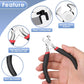 Jewelry Pliers, End Cutting Pliers End Nippers for Zipper Install Stops Repair