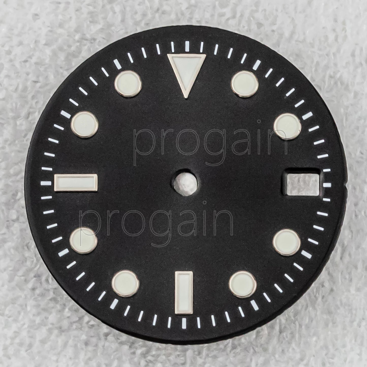 New NH35 Dial Green Luminous Watch Faces 28.5Mm Single/Double Calendar Dial Fit NH34 NH35 NH36 Movement SUB GMT Watch Parts