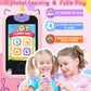 Kids Smart Phone for Girls Unicorns Gifts for Girls Toys 8-10 Years Old Phone Touchscreen Learning Toy Christmas Birthday Gifts for 3 4 5 6 7 8 9 Year Old Girls with 8G Memory Card