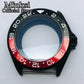 42Mm Watch Case Domed Sapphire Glass Ceramic/Titanium Bezel 200M Water Resistant Fit NH35 NH36 Movement