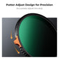 72Mm Putter Variable ND Filter ND2-ND400 (1-9 Stops) 28 Multi-Layer Coatings Import AGC Glass Adjustable Neutral Density Filter for Camera Lens (Nano-X Series)