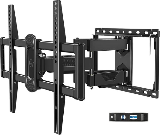 UL Listed TV Wall Mount for Most 42-84 Inch TV, Full Motion TV Mount with Swivel and Tilt, TV Bracket with Articulating Dual Arms, Fits 16Inch Studs, Max VESA 600X400 Mm, 100 Lbs,Md2617