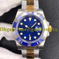 Mens Blue Black Green Ceramic Bezel Watch Automatic Cal.3135 Watches Men Dive Sport 904L Stainless Steel 3130 Yellow Gold VSF Wristwatches Diver'S 28800 Vph/Hz