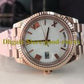 7 Colour Mens Watches Men Watch Bpf Green Brown Champagne White Automatic 2813 Movement BP Everose Time Day Date Rose Gold Crystal Chocolate Factory Wristwatches