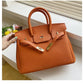 Women'S Leather Handbags Platinum Lychee Tote Bags