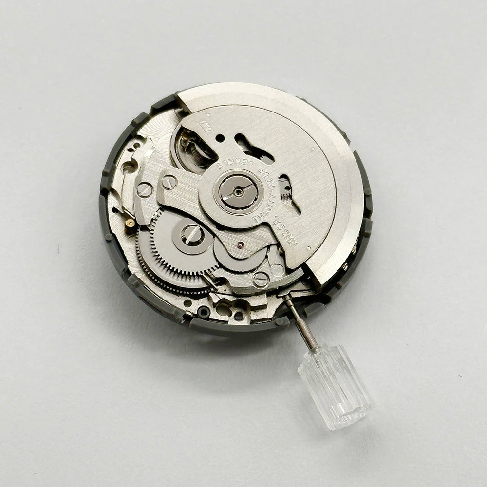 Japan Genuine NH36A Automatic Movement White Day-Date 3:00 Crown at 3.0/3.8 O'Clock 24 Jewels NH36 4R36A Modified Watch Parts