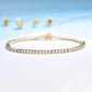 Moissanite Bracelet for Women Solid 14K 10K Yellow Gold GRA Moissanite Tennis Bracelet for Engagement Christmas Gifts