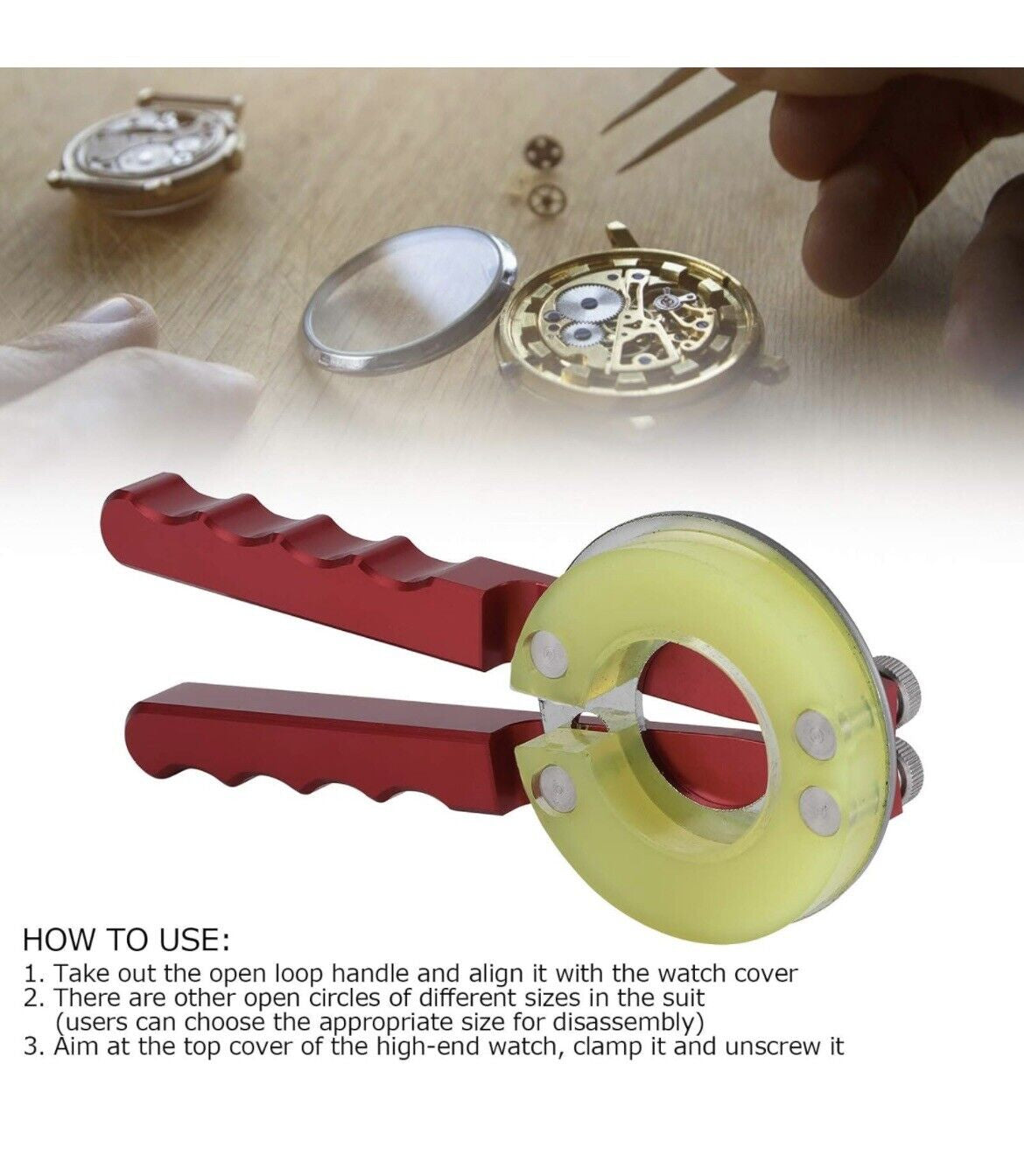 Watch Repair Kit Watch Bezel Ring Opener Removal Tools Set Watch