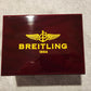 ℬ Breitling Watch Solid Piano Wood Collector Presentation Box Storage Display