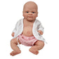 Dolls 14Inch Full Body Silicone Bebe Reborn Girl Coco Dolls Boy Isaac Doll Soft Lifelike Baby DIY Blank Toys 231024