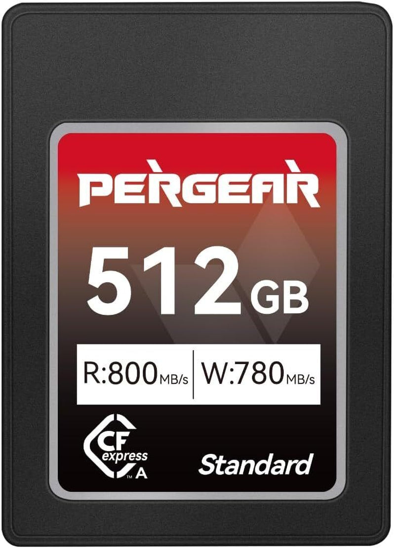 Pergear New 512GB Cfexpress Type a Memory Card up to 780Mb/S Read Speed