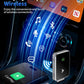 Wireless Carplay Adapter, 2025 Upgraded 2-In-1 Mini Size Carplay & Android Auto, Convert Wired to Wireless with USB & Usb-C/Type-C, Plug & Play, Stable Control & No Delay, with Iphone & Android