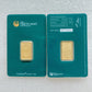 (Link 1) 1Oz/2.5G/5G/10G/20G/50G/100G Copper Bar 24K Gold Plated Bullion Ingot (Sealed Packaging) Non-Magnetic Unique Serial No.