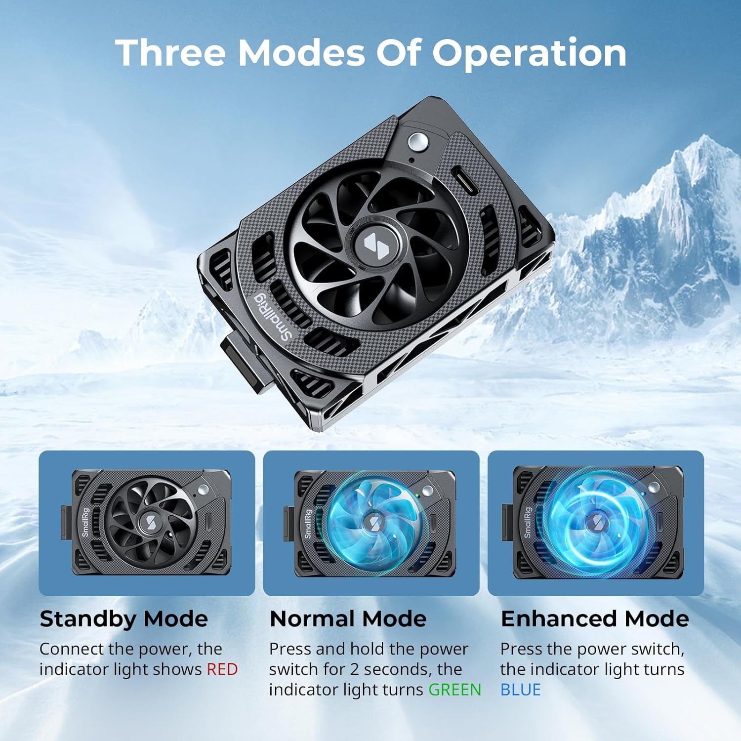 TEC Camera Cooling Fan for Sony Mirrorless Camera, External Camera Cooling System with TEC Cooling Module for ZV-E1/ZV-E10 II/ZV-E10/ZV-1/ZV-1F/A7 IV/A7S III/A7C/A7C II/A7CR/A6700/FX3/FX30