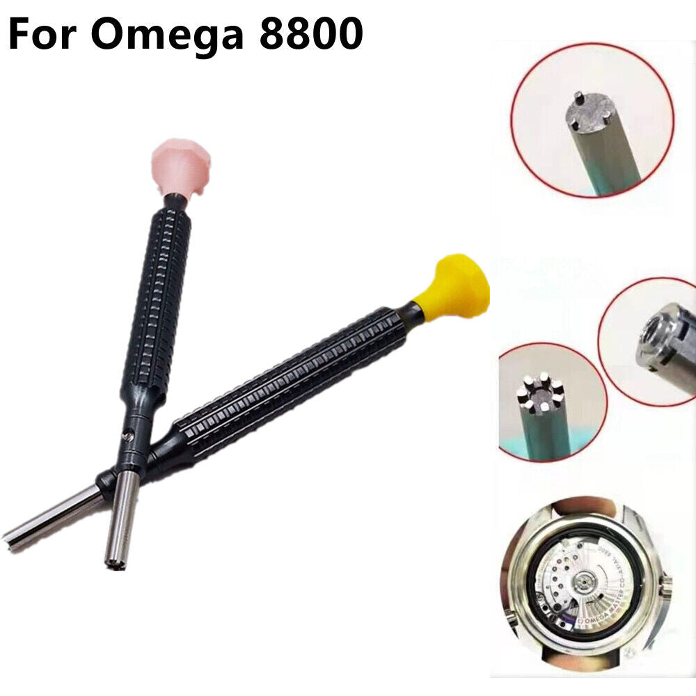 Professional 3 Spokes+7 Spokes Watch Movement Rotor Screwdriver for Omega 8800 A