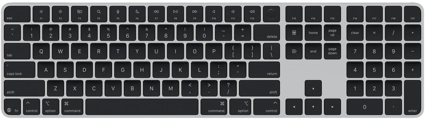 Magic Keyboard with Touch ID and Numeric Keypad for Mac Models with  Silicon - US English - Black Keys