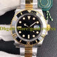 Mens Blue Black Green Ceramic Bezel Watch Automatic Cal.3135 Watches Men Dive Sport 904L Stainless Steel 3130 Yellow Gold VSF Wristwatches Diver'S 28800 Vph/Hz