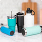 Silicone Bottom Protectors for Hydro Flask 60 Oz, Yeti 36 Oz, CIVAGO 32/40 Oz, IRON FLASK 32/40 Oz, Non-Slip Rubber Bottom Protectors (6 Pack 2.95" 75Mm)