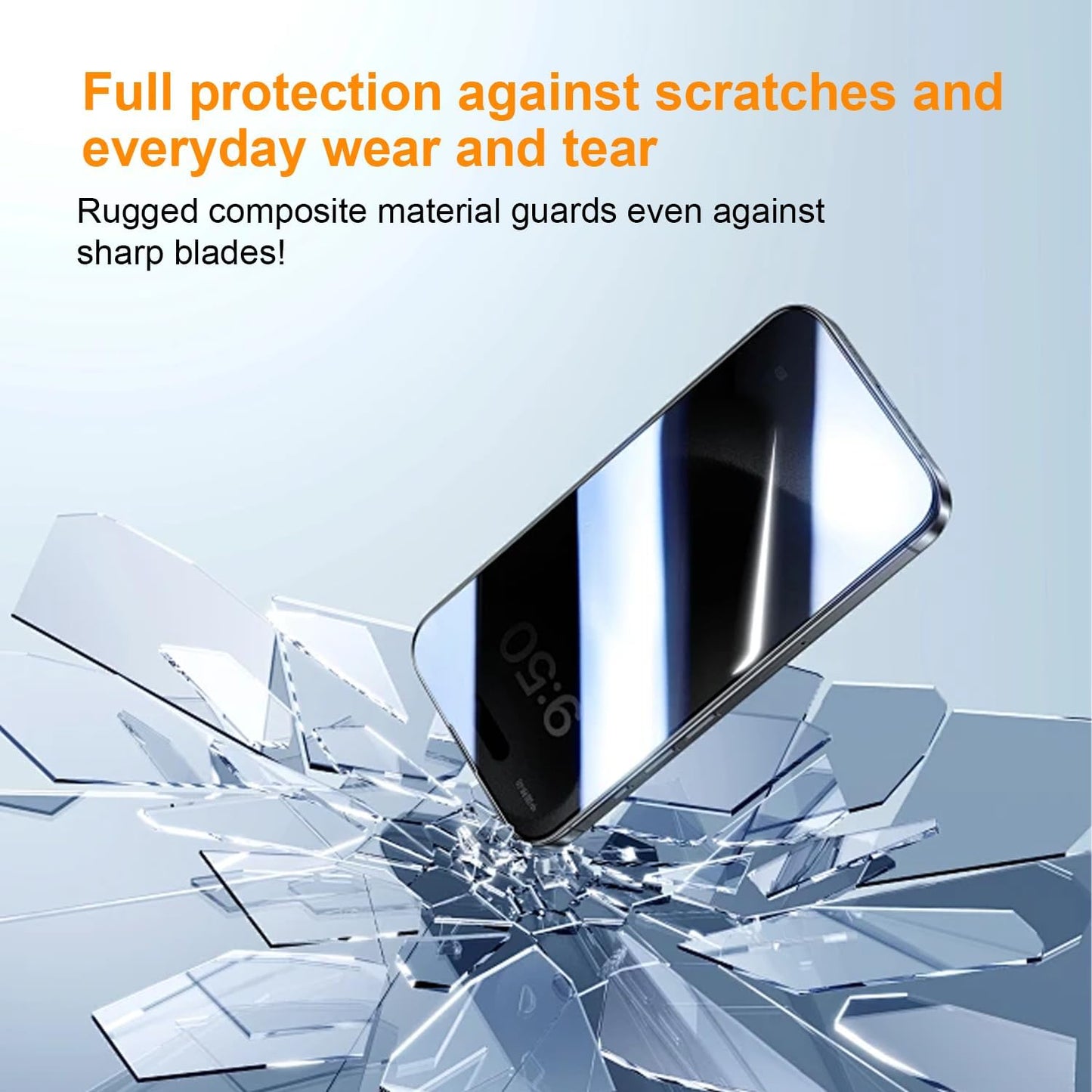 Full Edge Coverage Tempered Glass Screen Protector for Iphone 16 Pro Max 6.9 Inch, 2 Pack Edge Reinforcement, Self-Aligning Installation, Case Friendly HD Screen Protectors