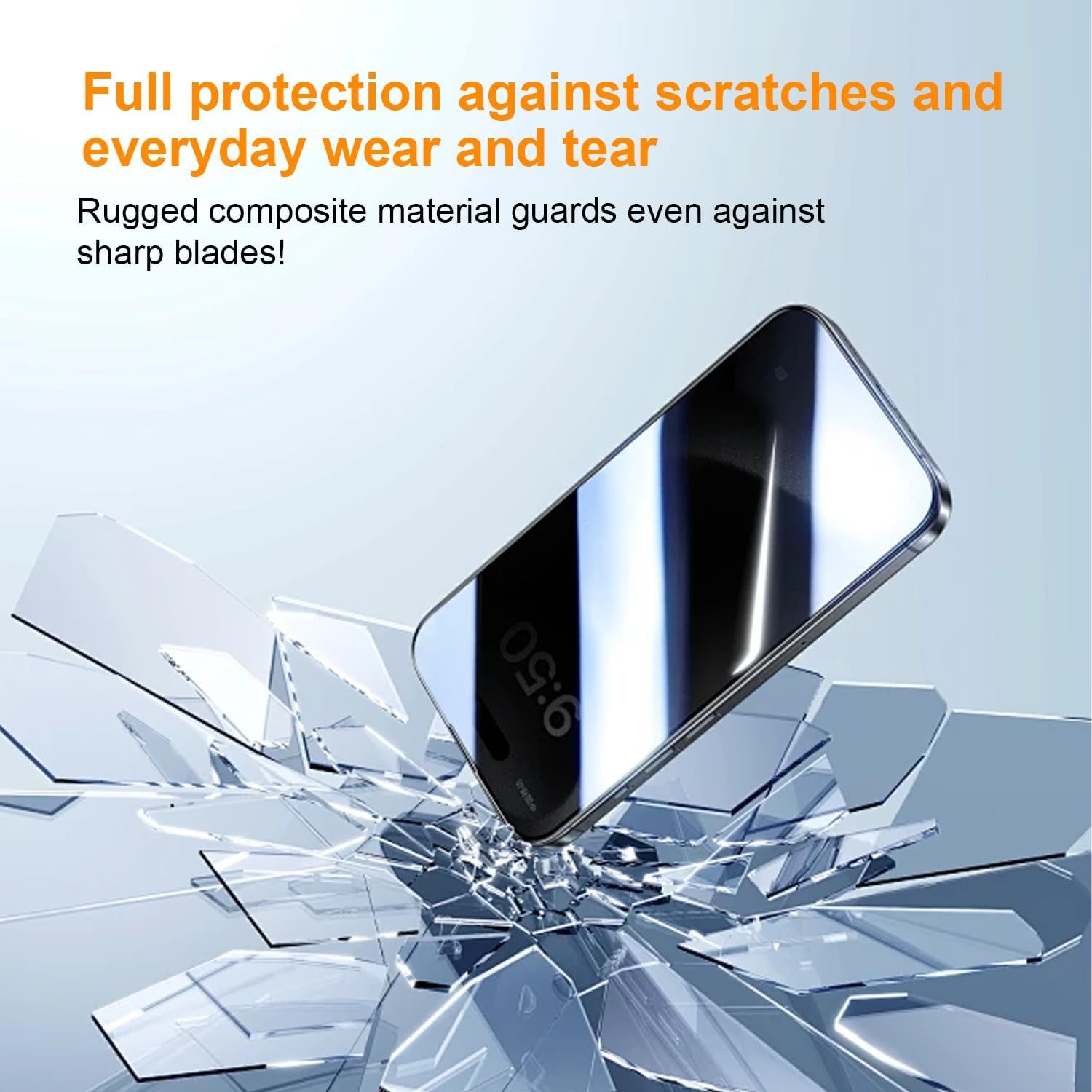 Full Edge Coverage Tempered Glass Screen Protector for Iphone 16 Pro Max 6.9 Inch, 2 Pack Edge Reinforcement, Self-Aligning Installation, Case Friendly HD Screen Protectors