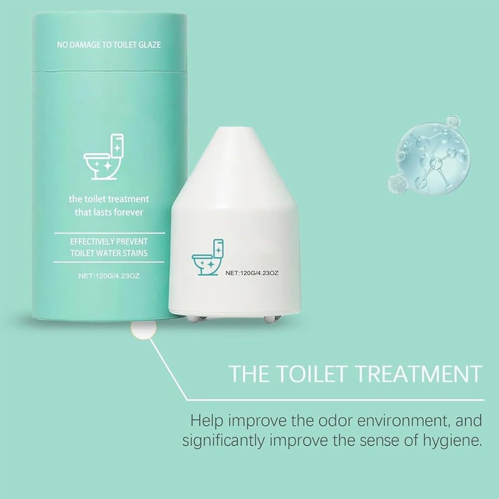 Krazy Clean Toilet Cleaner, Krazy Klean Pro Toilet Cleaner 10 Year Toilets Cleane, Automatic Long-Lasting Cleane Fresh Scent, Crazy Toilets Water Treatment Gel Kit, No Scrubbing Required(3Pcs)