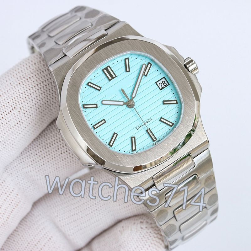 Mens Watch Top Super Quality PP 5711/CAL A324SC Automatic Mechanical Watch 3K Factory Rose Godl Ultrathin Thickness 904L Stainless Sapphire Waterproof 100M with Box