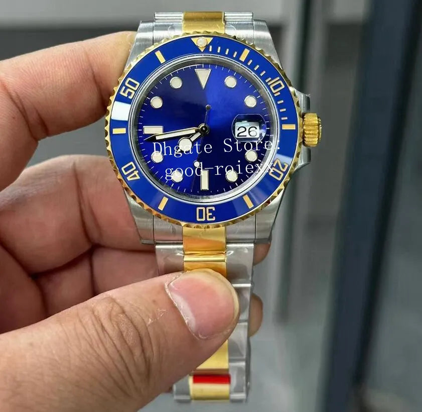 41Mm Water Resistant Watches Men Automatic Cal.3235 Men'S Watch Vs Maker Yellow Gold VSF Blue Black 904L Steel 126613 Eta Dive Sport Ceramic Wristwatches