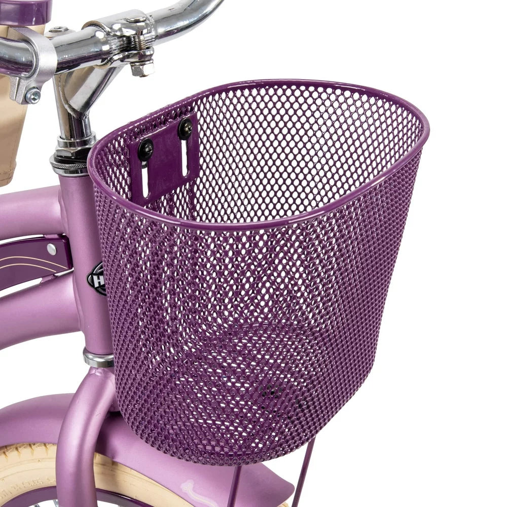 24" Nel Lusso Girls' Cruiser Bike, Purple Satin, Age 12+ Years